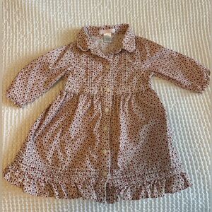 Janie and Jack corduroy floral dress